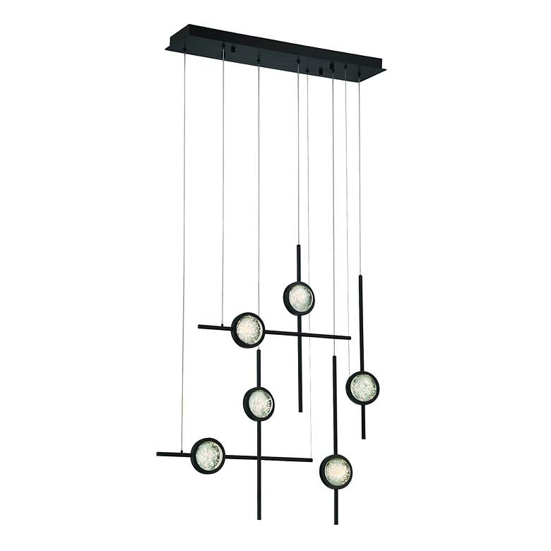 Image 3 Eurofase Barletta 32" LED Chandelier Black more views
