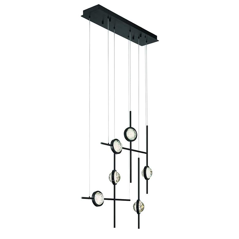 Image 4 Eurofase Barletta 32" LED Chandelier Black more views