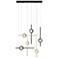 Eurofase Barletta 32" LED Chandelier Gold And Black