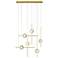 Eurofase Barletta 32" LED Chandelier Gold