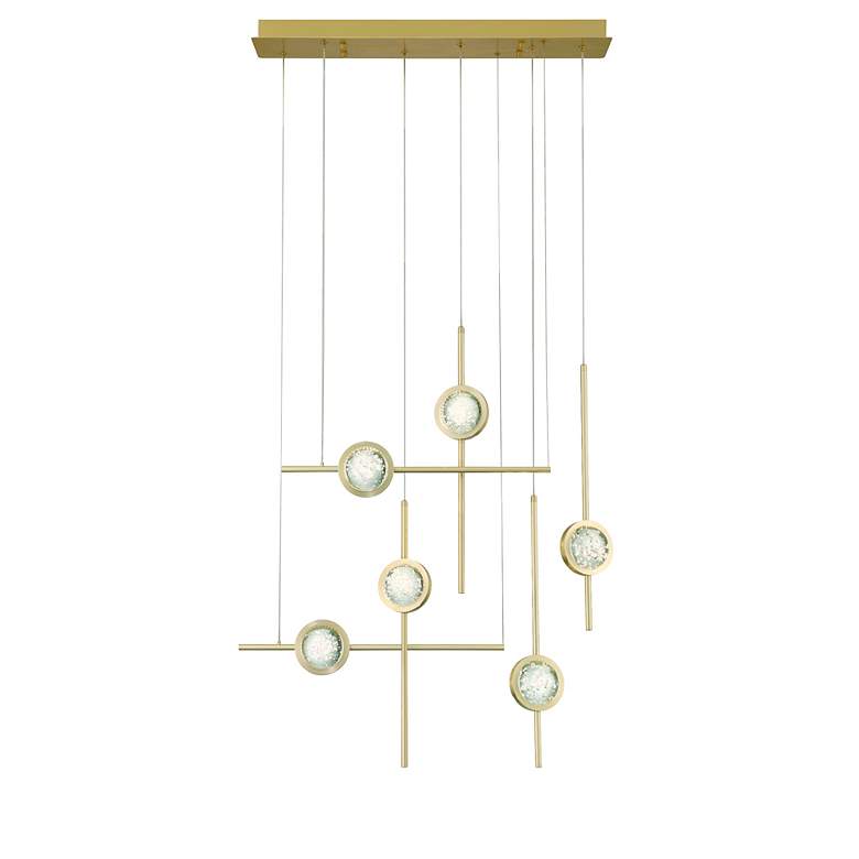 Image 2 Eurofase Barletta 32" LED Chandelier Gold more views