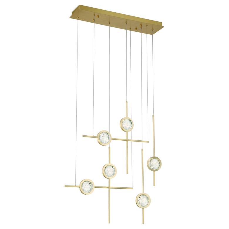 Image 3 Eurofase Barletta 32" LED Chandelier Gold more views