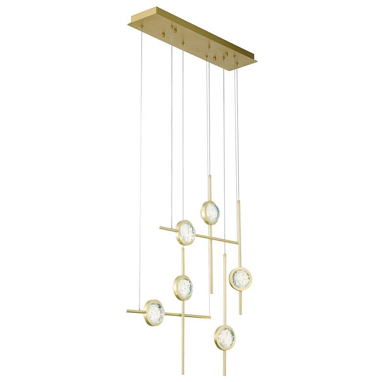 Image 4 Eurofase Barletta 32" LED Chandelier Gold more views