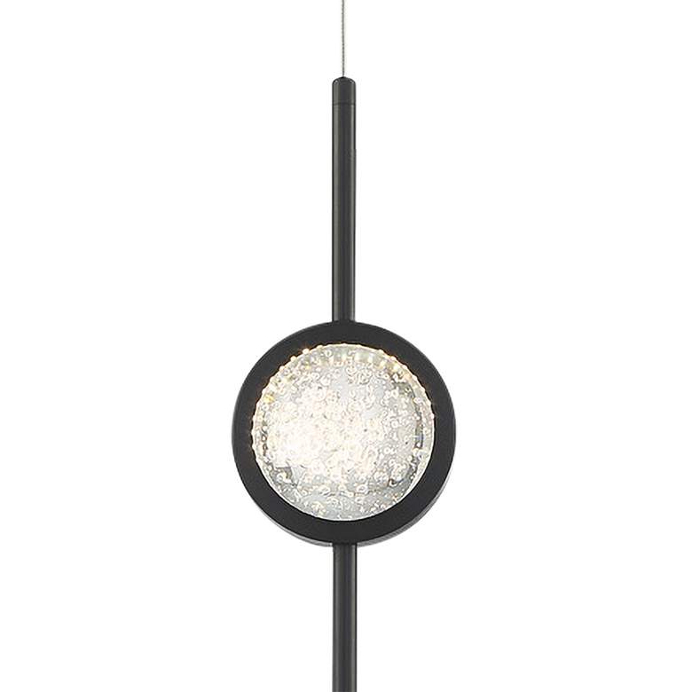 Image 2 Eurofase Barletta 4 3/4" Wide Black LED Mini Pendant Light more views