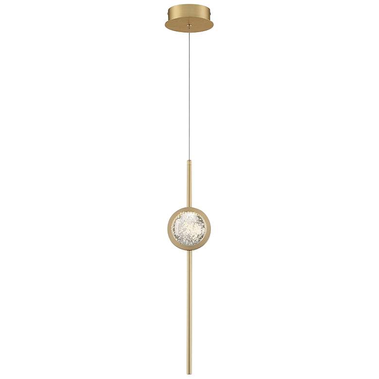 Image 1 Eurofase Barletta 4 3/4" Wide Brass LED Mini Pendant Light