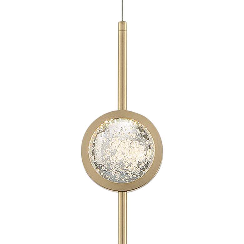 Image 2 Eurofase Barletta 4 3/4" Wide Brass LED Mini Pendant Light more views