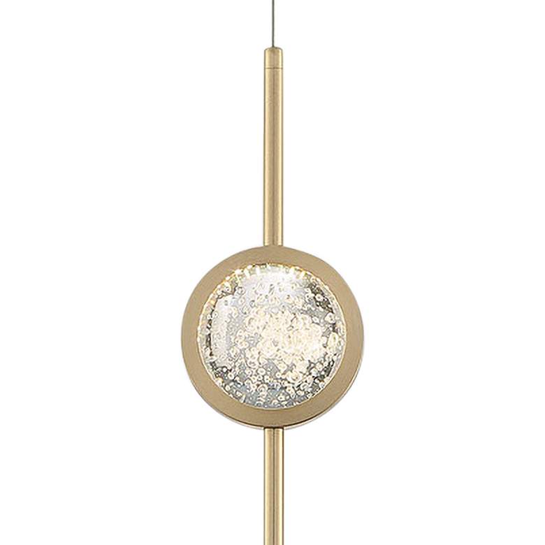 Image 2 Eurofase Barletta 4 3/4 inch Wide Brass LED Mini Pendant Light more views