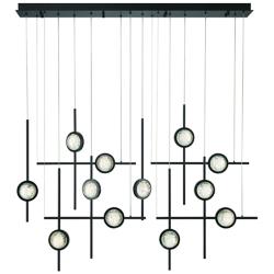 Eurofase Barletta 53" LED Chandelier  Black