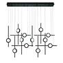 2_Eurofase Barletta 53" LED Chandelier Black more views
