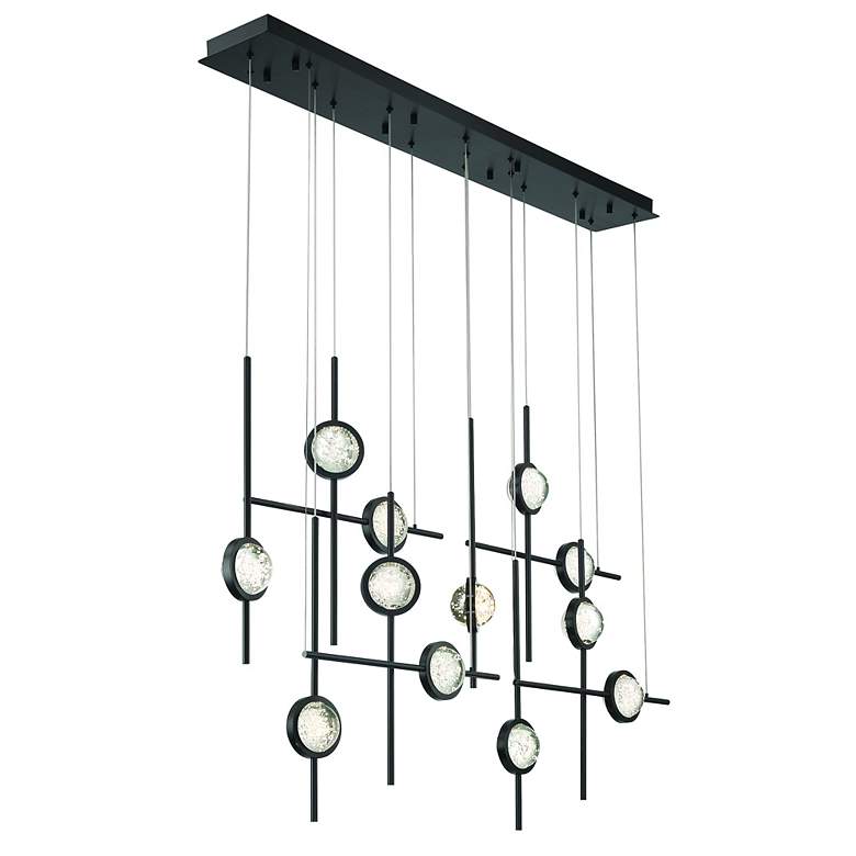 Image 4 Eurofase Barletta 53" LED Chandelier Black more views