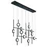 4_Eurofase Barletta 53" LED Chandelier Black more views