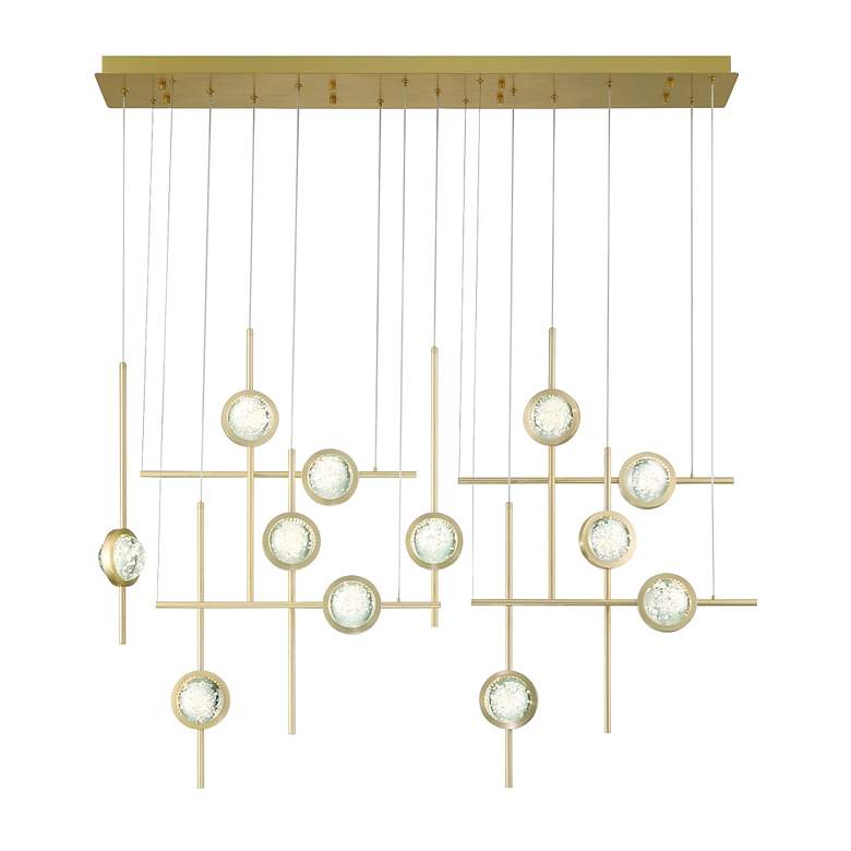 Image 2 Eurofase Barletta 53" LED Chandelier Gold more views