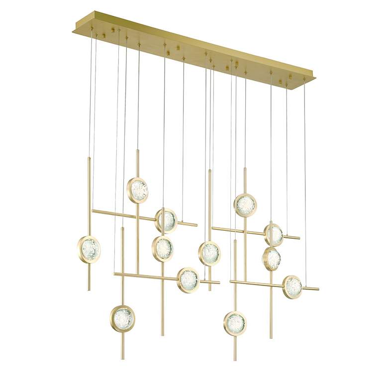 Image 3 Eurofase Barletta 53" LED Chandelier Gold more views