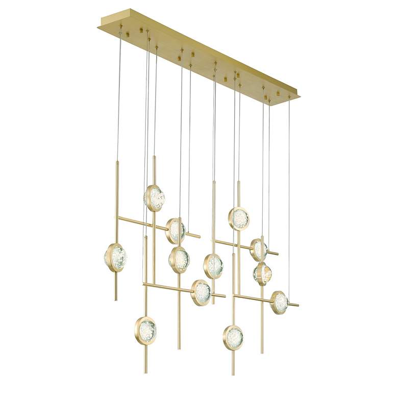 Image 4 Eurofase Barletta 53" LED Chandelier Gold more views