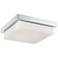 Eurofase Barlow 3 In.  10.25 In. Integrated LED Flush mount in Chrome