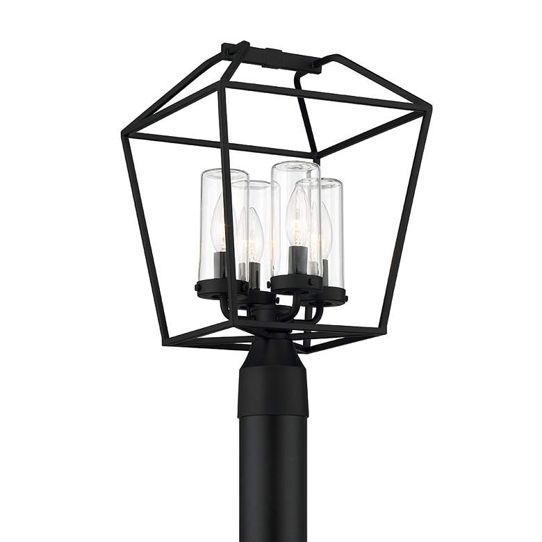 Image 2 Eurofase BASTILLE, 4 LT POST LIGHT, BLK more views