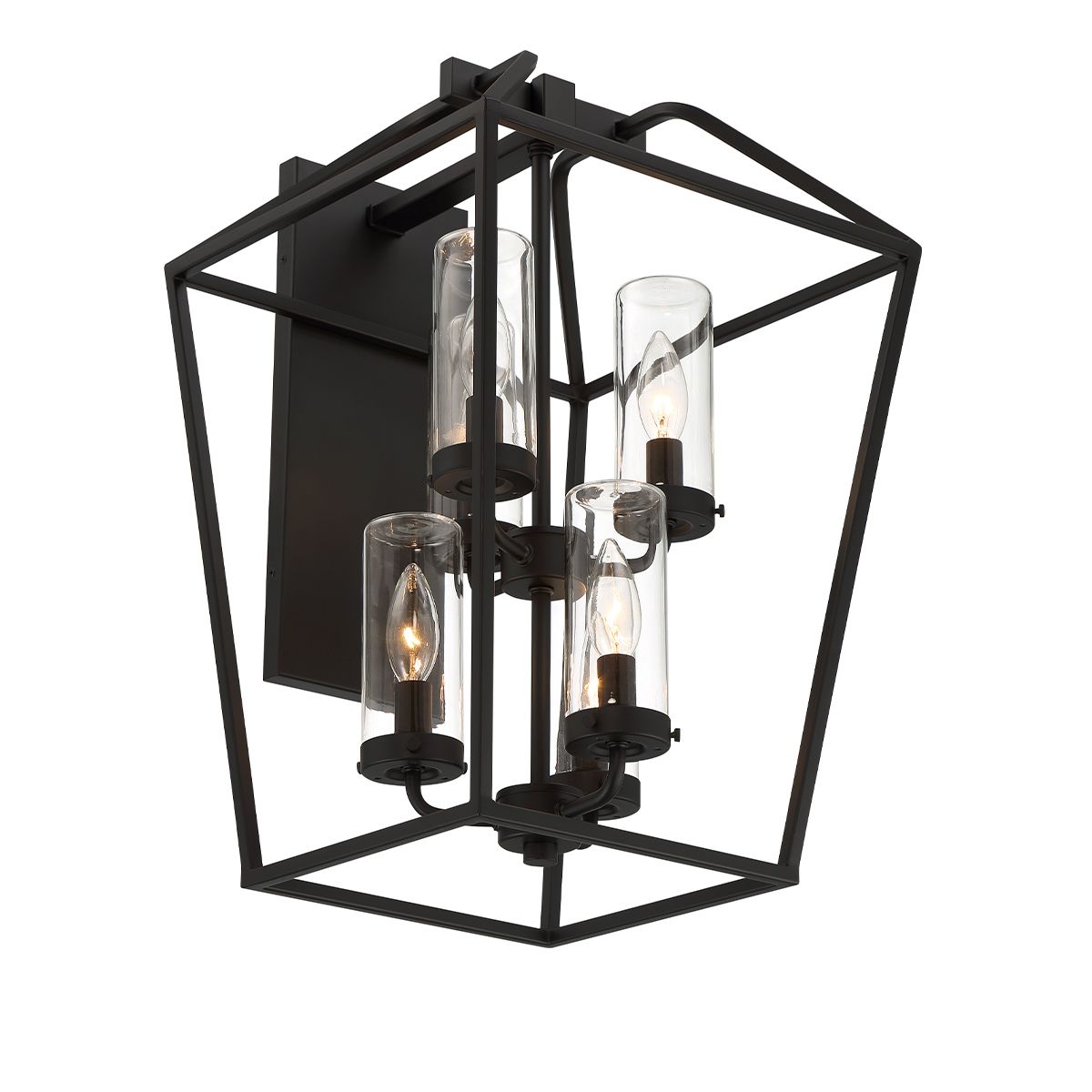 Image 4 Eurofase Bastille 6 light Lantern in Black more views
