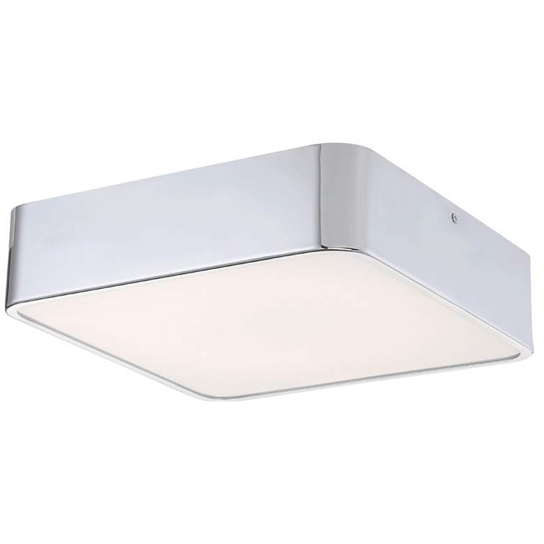Image 1 Eurofase Bays 3 In. x 11.88 In. Integrated LED Flushmount in Chrome