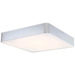Eurofase Bays 3 In. x 18 In. Integrated LED Flushmount in Chrome