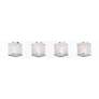 1_Eurofase Belgroue 28" Wide Chrome 4-Light LED Bath Light