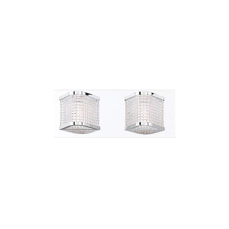 Image 2 Eurofase Belgroue 28" Wide Chrome 4-Light LED Bath Light more views