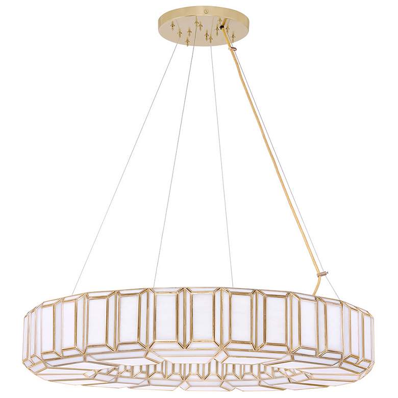 Image 1 Eurofase Belmont 12 Light Chandelier in Brass