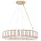 Eurofase Belmont 12 Light Chandelier in Brass