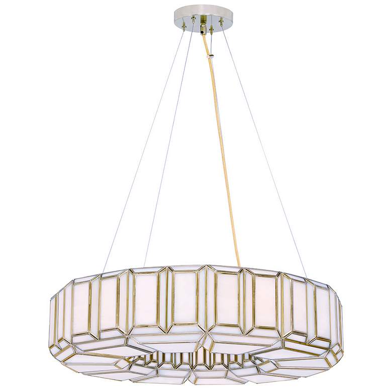 Image 1 Eurofase Belmont 8 Light Chandelier in Brass