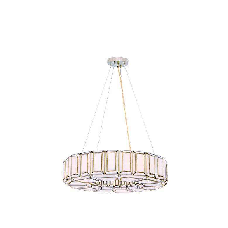 Image 2 Eurofase Belmont 8 Light Chandelier in Brass more views