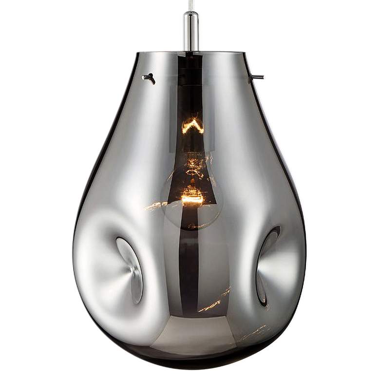Image 2 Eurofase Benalto 8" Wide Pearlized Chrome Mini Pendant more views