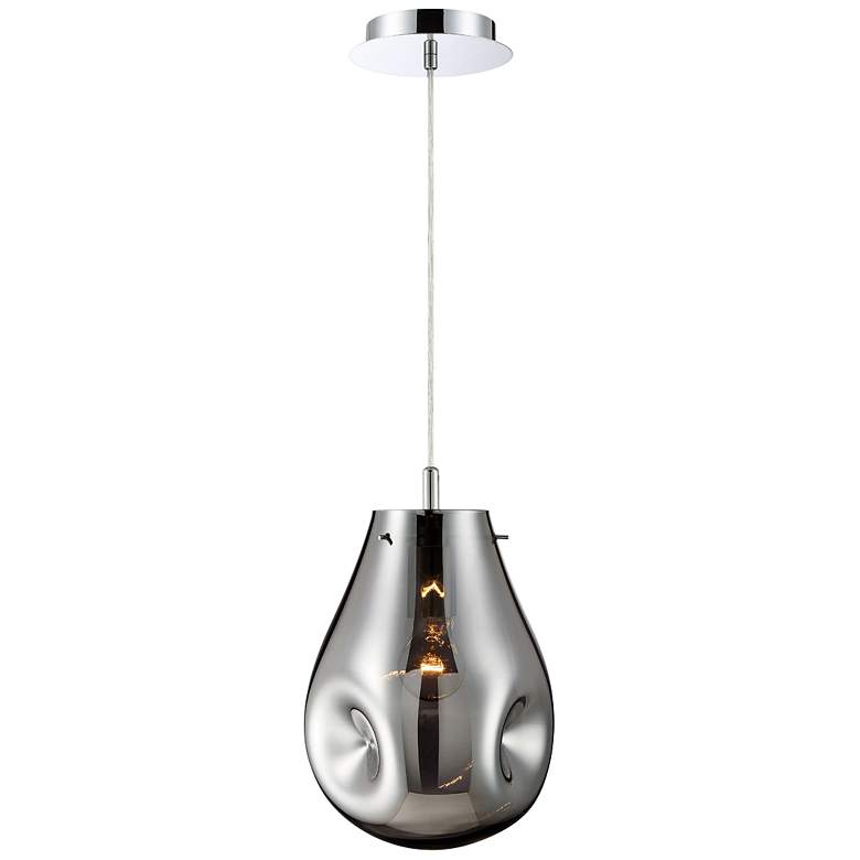 Image 4 Eurofase Benalto 8" Wide Pearlized Chrome Mini Pendant more views