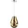 Eurofase Benalto 8" Wide Pearlized Gold Mini Pendant