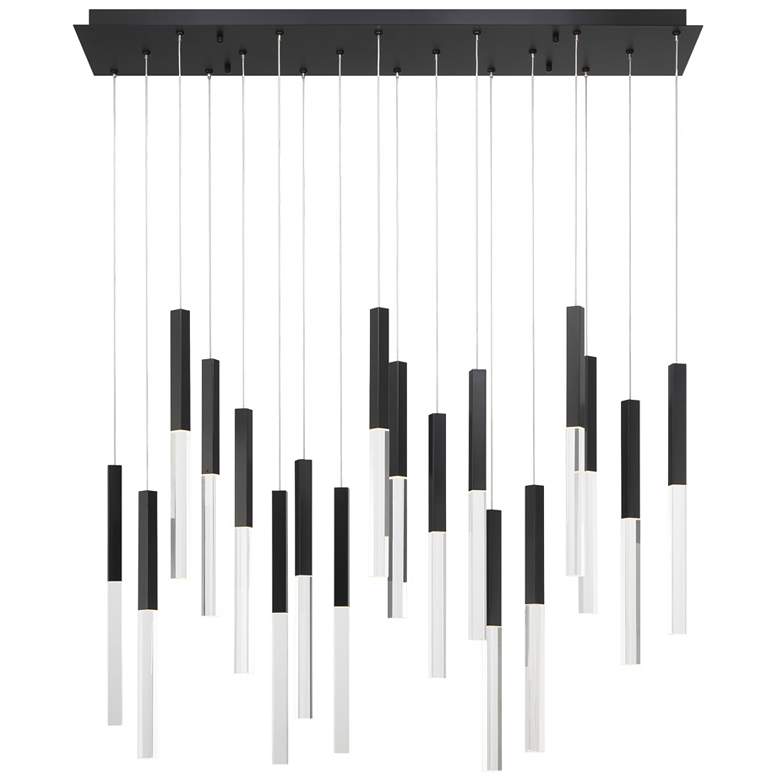Image 2 Eurofase Benicio 18 Light Chandelier in Black