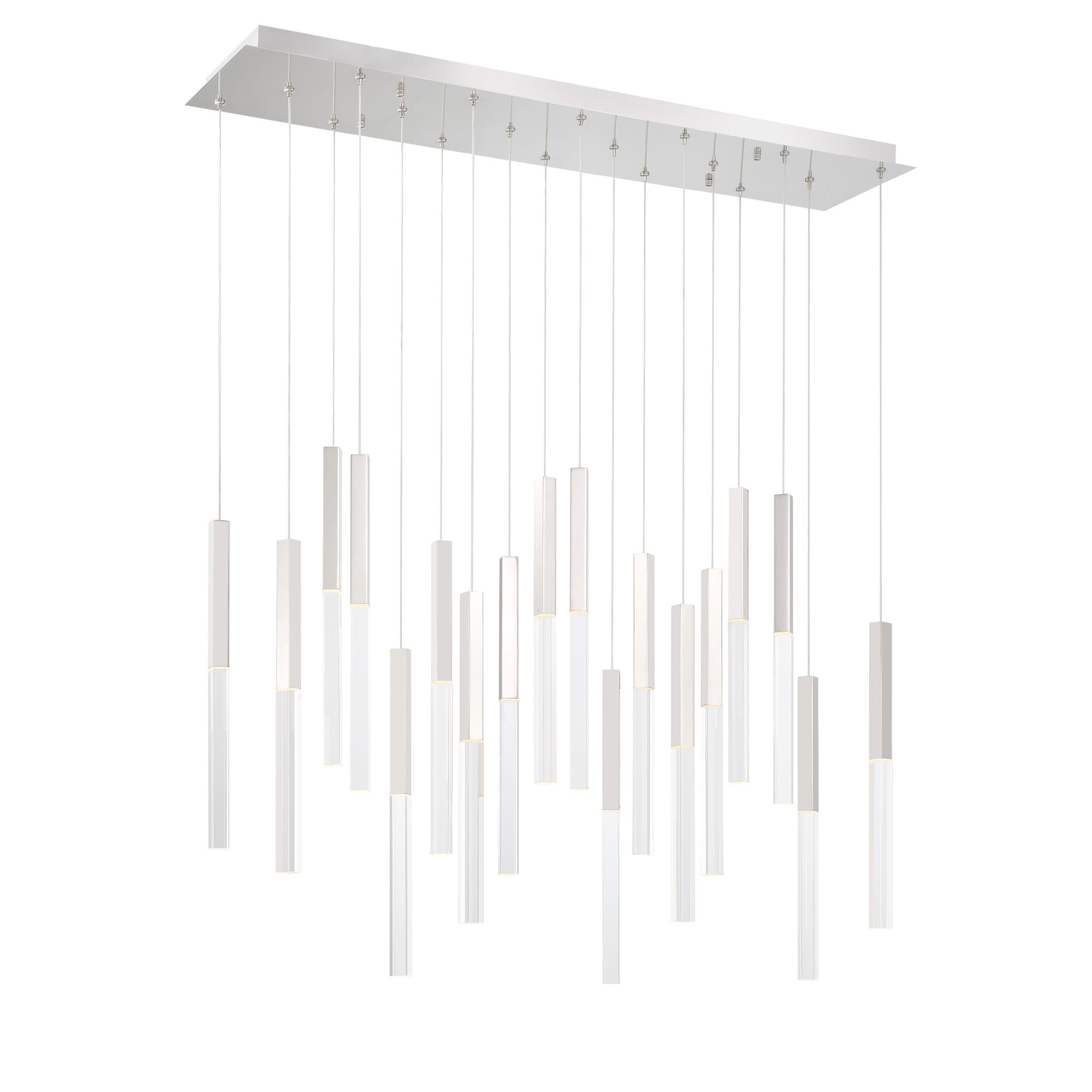 Image 2 Eurofase Benicio 18 Light Chandelier in Nickel more views
