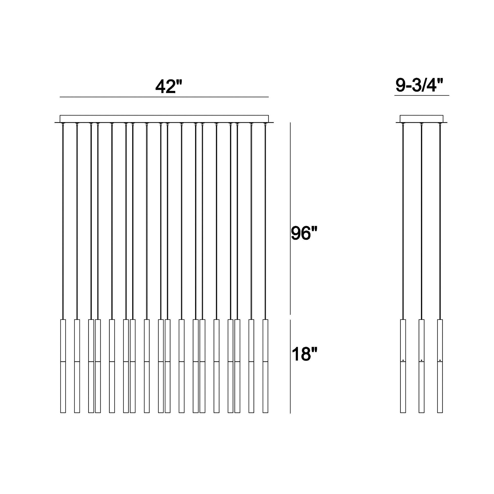 Image 4 Eurofase Benicio 18 Light Chandelier in Nickel more views