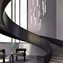 6_Eurofase Benicio 42" Wide Gold and Black LED Linear Chandelier more views