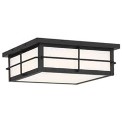 Eurofase Bensa 1 light Flushmount in Black