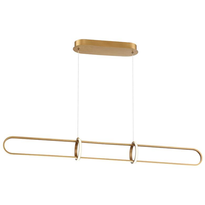 Image 1 Eurofase Berkley 5.50 In. x 5.50 In. Integrated LED Chandelier in Gold