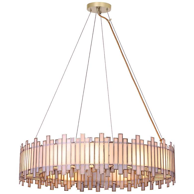 Image 1 Eurofase Birla 12 Light Chandelier in Brass