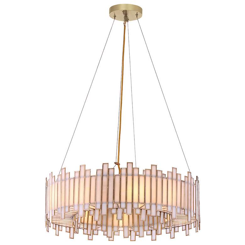 Image 1 Eurofase Birla 8 Light Chandelier in Brass