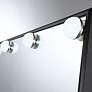 Eurofase Black 24" x 65" LED Freestanding Hollywood Mirror