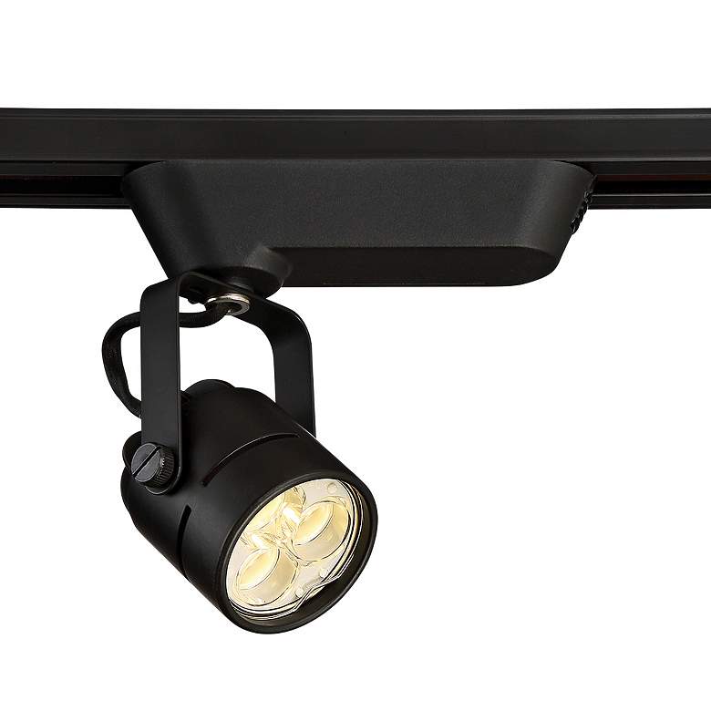 Image 1 Eurofase Black 9 Watt LED Round Track Head