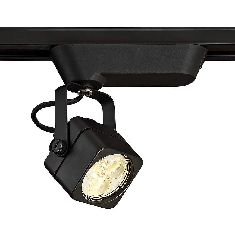 Image 1 Eurofase Black 9 Watt LED Square Track Head