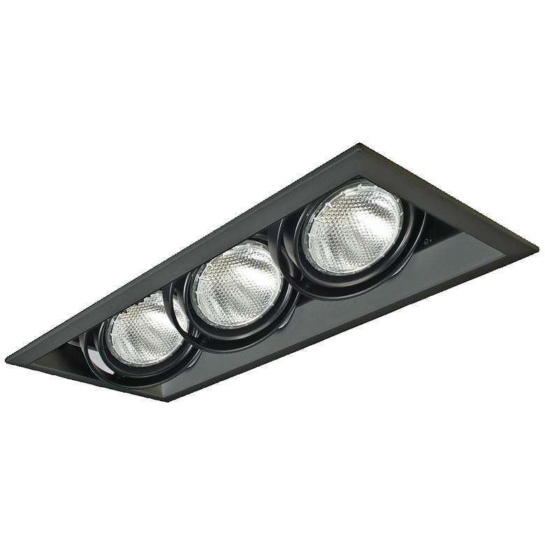 Image 1 Eurofase Black Triple Par 20 Recessed Light