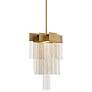 1_Eurofase Bloomfield 12 1/4"W Matte Gold 2-Light LED Pendant