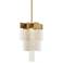 Eurofase Bloomfield 12 1/4"W Matte Gold 2-Light LED Pendant