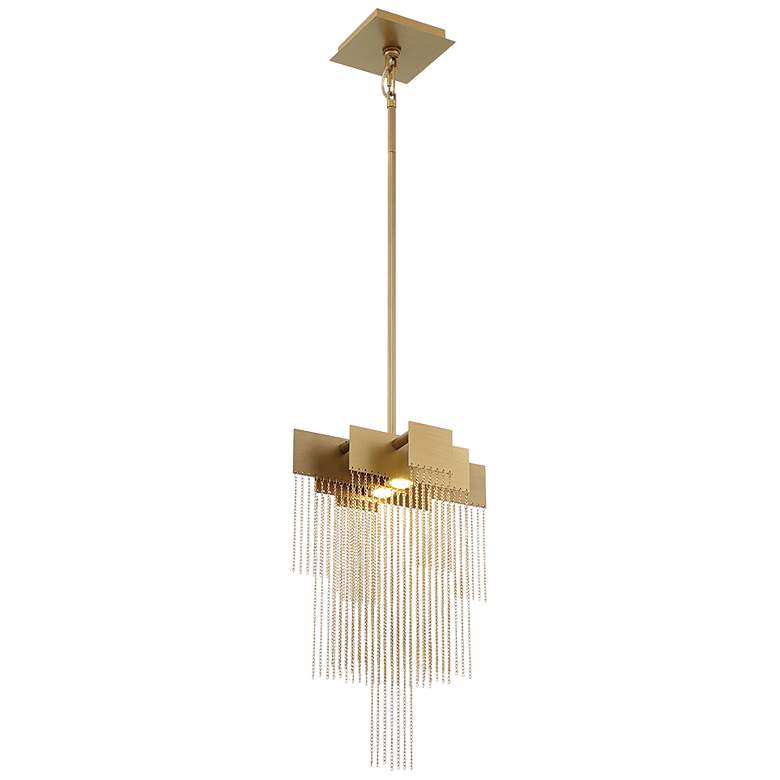 Image 3 Eurofase Bloomfield 12 1/4"W Matte Gold 2-Light LED Pendant more views