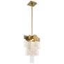 3_Eurofase Bloomfield 12 1/4"W Matte Gold 2-Light LED Pendant more views