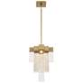 4_Eurofase Bloomfield 12 1/4"W Matte Gold 2-Light LED Pendant more views