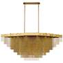 Eurofase Bloomfield 28 1/2" Wide Modern LED Gold Chain Chandelier